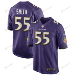 Baltimore Ravens Za'Darius Smith 55 Game Jersey - Purple Jersey