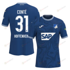 Bambas? Cont? 31 TSG 1899 Hoffenheim 2023-24 Home Men Jersey - Blue