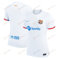 Barcelona 2023/24 Away Women Jersey - White