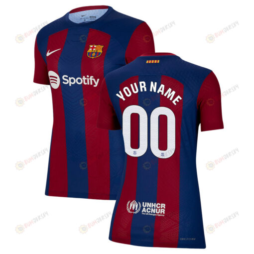 Barcelona Women 2023/24 Home Custom Jersey - Blue/Scarlet