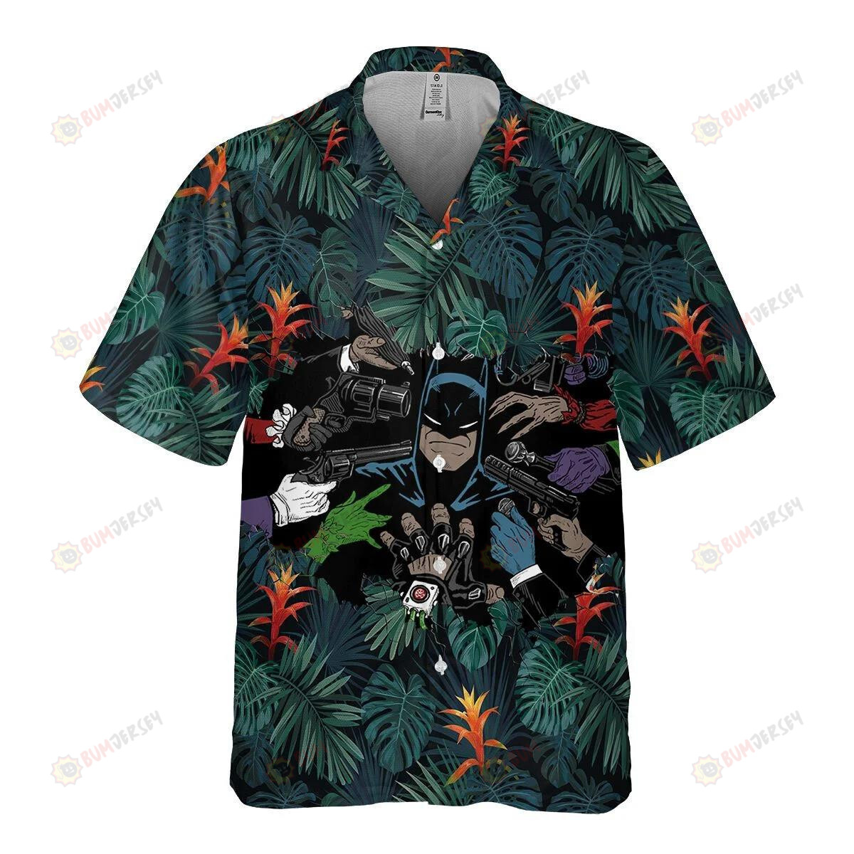 Batman And villain Hawaiian Shirt