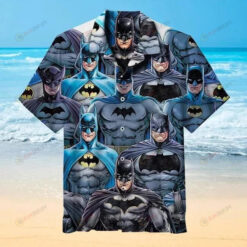 Batman Marvel Film Short Sleeve Hawaiian Shirt