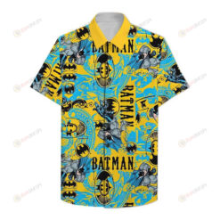 Batman Yellow Color Hawaiian Shirt Beach Short Sleeve