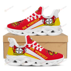 Bayer 04 Leverkusen Logo Torn Pattern 3D Max Soul Sneaker Shoes In Red