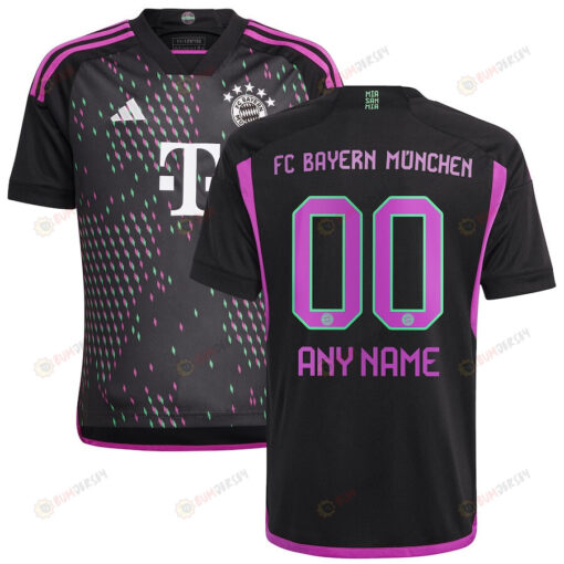 Bayern Munich 2023/24 Away Custom Youth Jersey - Black