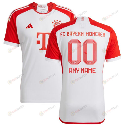 Bayern Munich 2023/24 Home Custom Youth Jersey - White