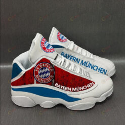 Bayern Munich Pattern Air Jordan 13 Shoes Sneakers