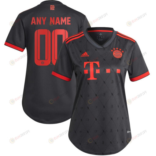 Bayern Munich Women 2022/23 Third Custom Jersey - Charcoal