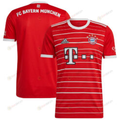 Bayern Munich Youth 2022/23 Home Player Jersey - Red
