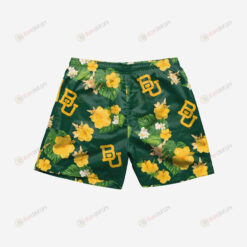 Baylor Bears Floral Hawaiian Men Shorts Swim Trunks - Print Shorts