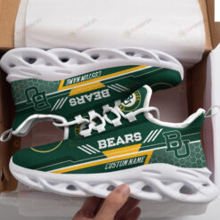 Baylor Bears Logo Custom Name Pattern 3D Max Soul Sneaker Shoes