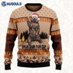 Bear Camping Christmas Ugly Sweaters For Men Women Unisex