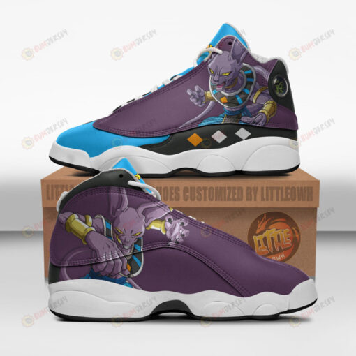 Beerus Shoes Dragon Ball Anime Air Jordan 13 Shoes Sneakers Sneakers