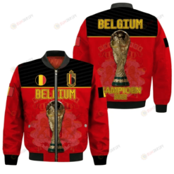 Belgium World Cup 2022 Bomber Jacket De Rode Duivels Sporty Style