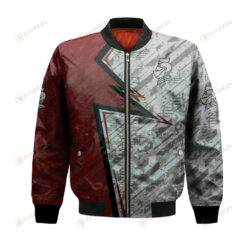 Bellarmine Knights Bomber Jacket 3D Printed Abstract Pattern Sport