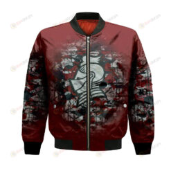 Bellarmine Knights Bomber Jacket 3D Printed Camouflage Vintage