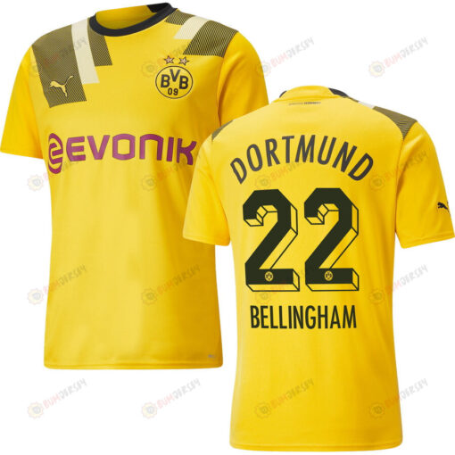 Bellingham 22 Borussia Dortmund Men 2022/23 Third Jersey - Yellow