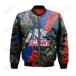 Belmont Bruins Bomber Jacket 3D Printed Sport Style Keep Go on