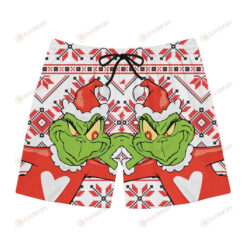 Beloved Grinch Hawaiian Men Shorts Swim Trunks - Print Shorts