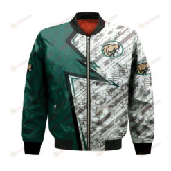 Bemidji State Beavers Bomber Jacket 3D Printed Abstract Pattern Sport