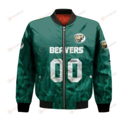 Bemidji State Beavers Bomber Jacket 3D Printed Team Logo Custom Text And Number