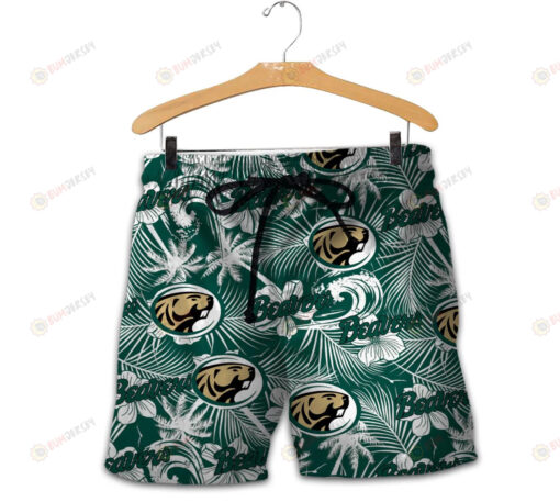 Bemidji State Beavers Men Shorts Tropical Seamless