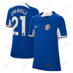 Ben Chilwell 21 Chelsea 2023/24 Home YOUTH Jersey - Blue