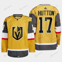 Ben Hutton 17 Vegas Golden Knights Gold Jersey 2023 Home