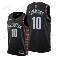 Ben Simmons 10 Brooklyn Nets Biggie Music Eidition Black Jersey 2022 New Number - Men Jersey