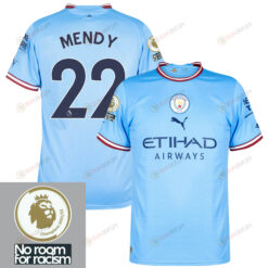 Benjamin Mendy 22 Manchester City 2022-2023 Home Men Jersey - Sky Blue
