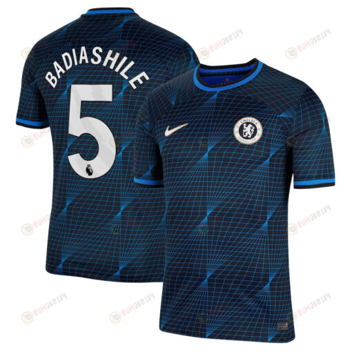 Beno?t Badiashile 5 Chelsea 2023/24 Away Men Jersey - Navy