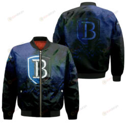 Bentley Falcons Bomber Jacket 3D Printed Coconut Tree Tropical Grunge