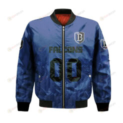 Bentley Falcons Bomber Jacket 3D Printed Team Logo Custom Text And Number