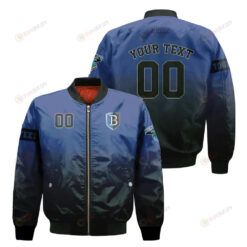 Bentley Falcons Fadded Bomber Jacket 3D Printed