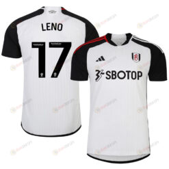 Bernd Leno 17 Fulham FC 2023-24 EFL Home Men Jersey - White
