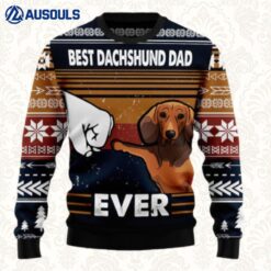 Best Dachshund Dad Ever Ugly Sweaters For Men Women Unisex