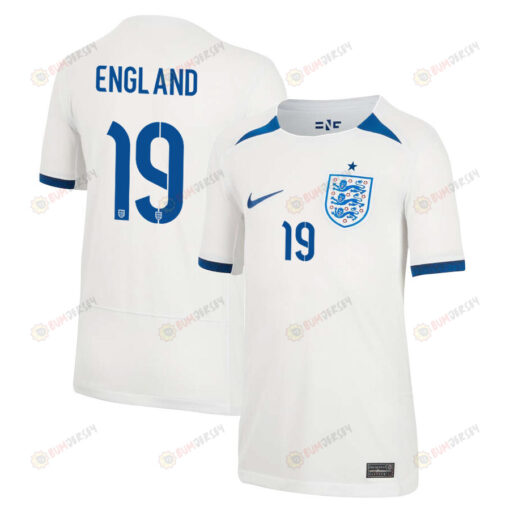 Bethany England 19 England 1 Star Women's National Team 2023-24 World Cup Home Jersey