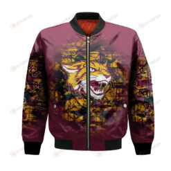 Bethune-Cookman Wildcats Bomber Jacket 3D Printed Camouflage Vintage