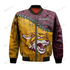 Bethune-Cookman Wildcats Bomber Jacket 3D Printed Grunge Polynesian Tattoo