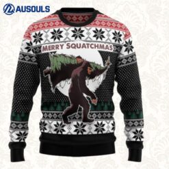 Bigfoot Squatchmas Ugly Sweaters For Men Women Unisex