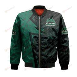 Binghamton Bearcats Bomber Jacket 3D Printed Abstract Pattern Sport