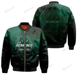 Binghamton Bearcats Bomber Jacket 3D Printed Coconut Tree Tropical Grunge