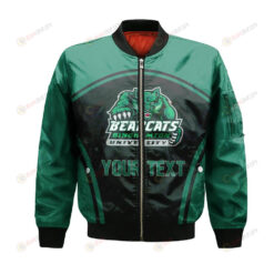 Binghamton Bearcats Bomber Jacket 3D Printed Curve Style Sport