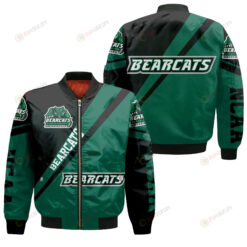 Binghamton Bearcats Logo Bomber Jacket 3D Printed Cross Style