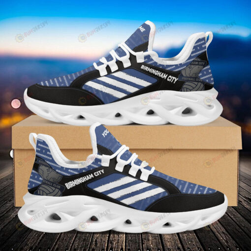 Birmingham City Logo Custom Name Pattern 3D Max Soul Sneaker Shoes