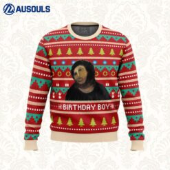Birthday Boy Potato Jesus Ugly Sweaters For Men Women Unisex