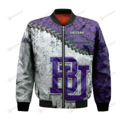 Bishops Gaiters Bomber Jacket 3D Printed Grunge Polynesian Tattoo