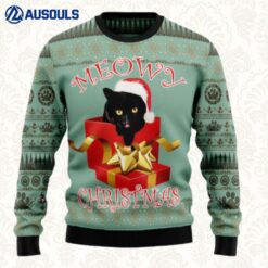 Black Cat Gift Ugly Sweaters For Men Women Unisex