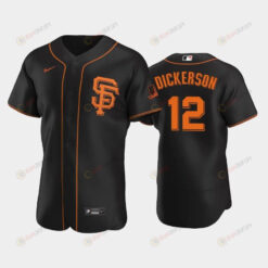 Black Giants 12 Alex Dickerson Alternate Jersey Jersey