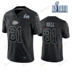 Blake Bell 81 Kansas City Chiefs Super Bowl LVII Reflective Limited Jersey